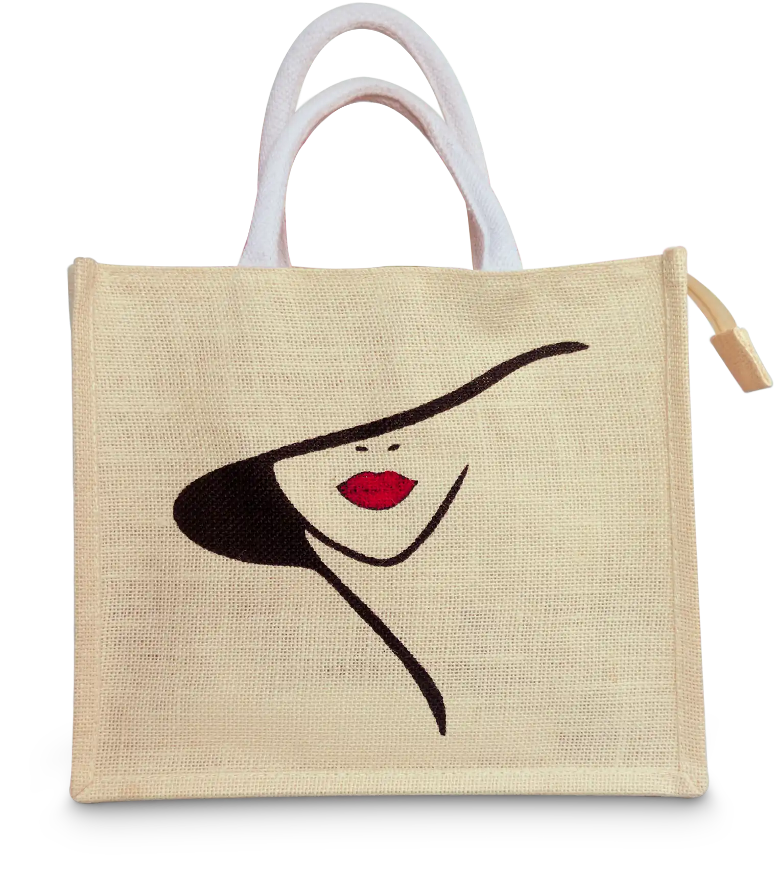 Lilbiya Face Art Multipurpose Jute Bag 1